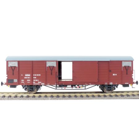 EXACT-TRAIN EX20705 Güterwagen Glmms 01 MC RIV OPW 50 150 1503-3, 7 Sicken, Tür ohne Verstärkung (zu öffnenden Türen), DR, Ep. IV