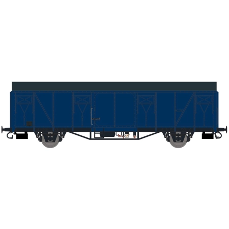 EXACT-TRAIN EX20728 Gbs 254 Nr. 152 9 661 Güterwagen Peugeot, DB, Ep. IV