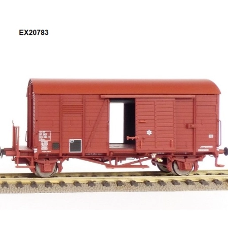EXACT-TRAIN EX20783 Oppeln mit Bremserbühne rot mit französischen Lager, SNCF, Ep. IV