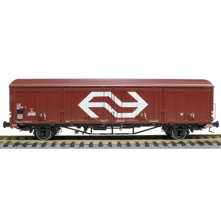 EXACT-TRAIN EX20821 .Hbis Nr. 21 RIV 84 216 3 236-3, 3 Sicken, braun, gross Logo und Aufschrift 'Amsterdam Rietlanden', NS, Ep. IVa