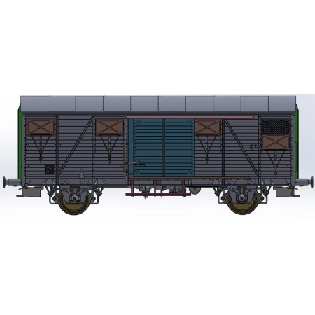 EXACT-TRAIN EX20913 S-CHO (Gs1420) mit aluminium Luftklappen (Margarinevervoer) Nr. 7908, NS, Ep. III