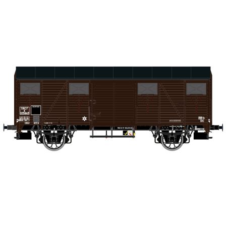 EXACT-TRAIN EX20920 Gs Type K 335440 mit OCEM Lager und Leonard Speichenrädern Braun, SNCF, Ep. III