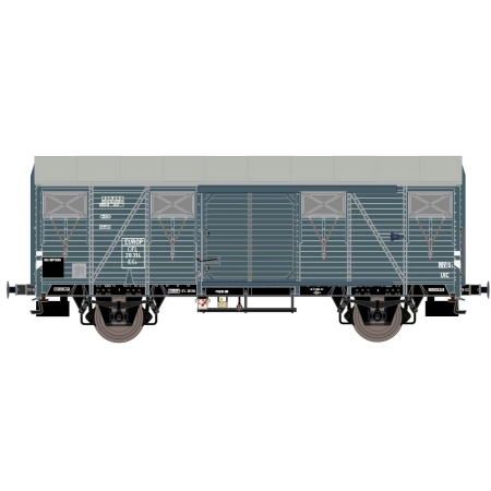 EXACT-TRAIN EX20962 Kks EUROP Güterwagen Grau, CFL, Ep. III