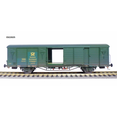 EXACT-TRAIN EX22025 Gbs Post Güterwagen Nr.505000-10454-5 (Brudzony), DB, Ep. IV