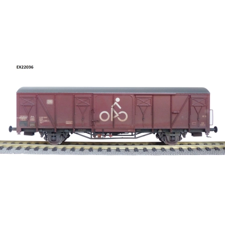 EXACT-TRAIN EX22036 GBS254 EUROP Fahrradwagen Güterwagen Nr.150 2065-1 (Brudzony), DB, Ep. IV