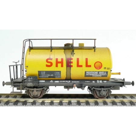 EXACT-TRAIN EX22057 30m3 Uedinger Kesselwagen Gelb Shell (Brudzony), DB, Ep. IV