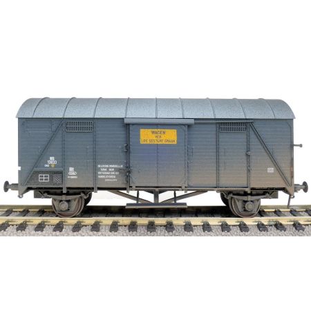 EXACT-TRAIN EX22075 CHGZ RIV 'Los gestort graan' gedeckter Wagen (Brudzony), NS, Ep. III