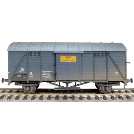 EXACT-TRAIN EX22075 CHGZ RIV 'Los gestort graan' gedeckter Wagen (Brudzony), NS, Ep. III