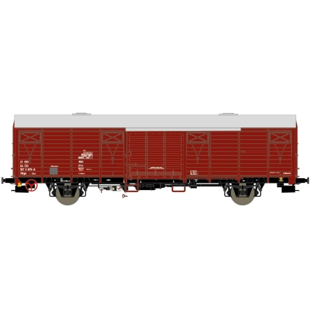 EXACT-TRAIN EX23042 Zestaw 2 wagonów towarowych Gbgs (Braun), CSD, Ep. V