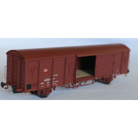 EXACT-TRAIN EX23070 Gbs 258 EUROP ex[1500] Güterwagen, 7 Sicken (zu öffnenden Türen), DB, Ep. V