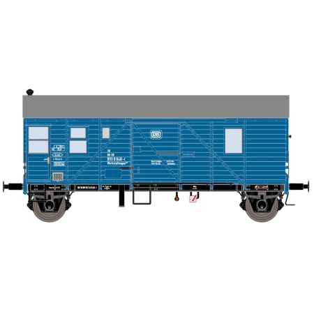 EXACT-TRAIN EX23639 Bremen Blau Werkstattwagen (Ex Pwgs), DB, Ep. IV