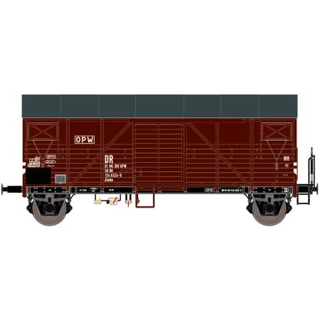 EXACT-TRAIN EX23656 Bremen OPW .Gmhs MOD-Güterwagen mit Bremserbühne (Rollenlager), DR, Ep. IVa