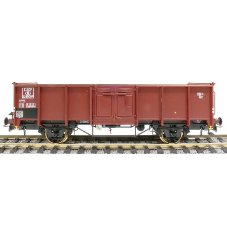 EXACT-TRAIN EX23980 2er-Set NMBS UIC II B 2289135 mit Diskus Räder und B 2289167 mit Speichenrädern Braun Ep III, NMBS, Ep. III