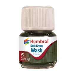 HUMBROL AV0203 Enamel Wash Dark Green 28ml