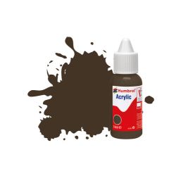 HUMBROL DB0010 Farba akrylowa 14 ml - 010 Service Brown - Gloss