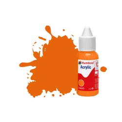 HUMBROL DB0018 Farba akrylowa 14 ml - 018 Orange - Gloss
