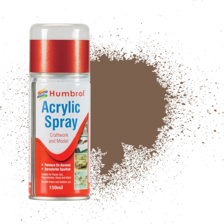 HUMBROL AD6029 Spray akrylowy 150 ml 029 Dark Brown