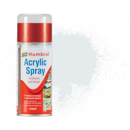 HUMBROL AD6191 Spray akrylowy 150 ml 191 Chrome Silver