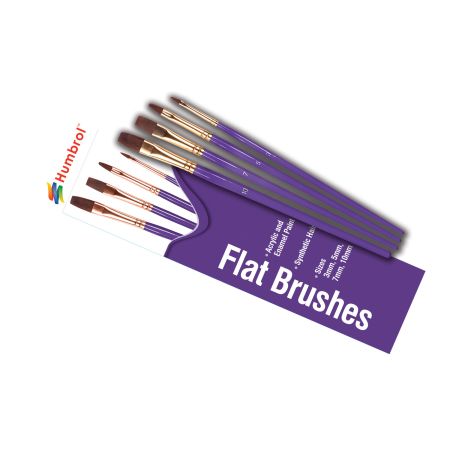HUMBROL AG4305 Brush Pack - Flat 3, 5, 7, 10
