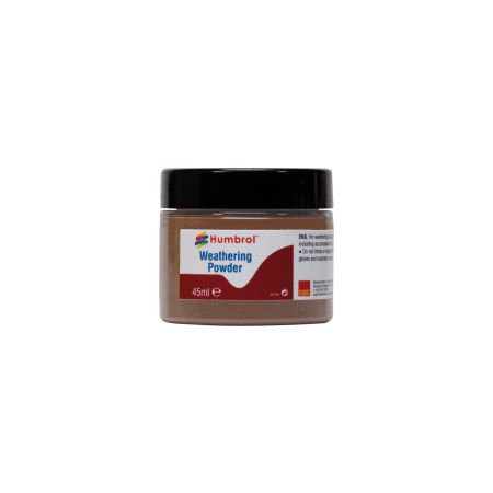 HUMBROL AV0019 Pigment Weathering Powder 45ml Dark Rust