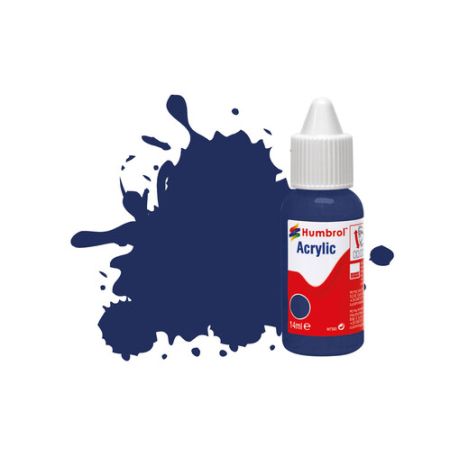 HUMBROL DB0015 Farba akrylowa 14 ml - 015 Midnight Blue - Gloss