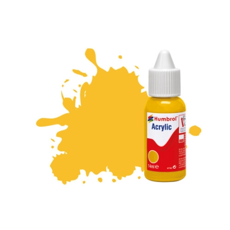 HUMBROL DB0024 Farba akrylowa 14 ml - 024 Trainer Yellow - Matt