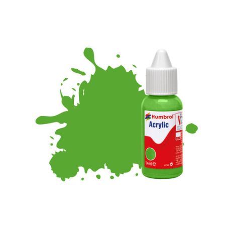 HUMBROL DB0037 Farba akrylowa 14 ml - 037 Bright Green - Matt
