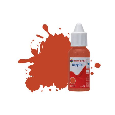HUMBROL DB0100 Farba akrylowa 14 ml - 100 Red Brown - Matt