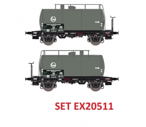 Exact-Train EX20511 Zestaw 2 cystern 24m3 Uerdinger, EVA, DB, Ep. IIIb