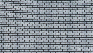 Heki 72142 Mur z szarej cegły H0/TT 50x20 cm