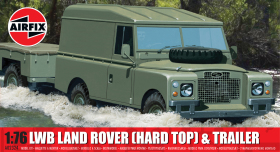 AIRFIX A02324 LWB Land Rover (Hard Top) & Trailer - 1:76 (Nowość 2025)