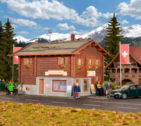 Kibri 38021 H0 Dom drewniany, Informacja Turystyczna Davos