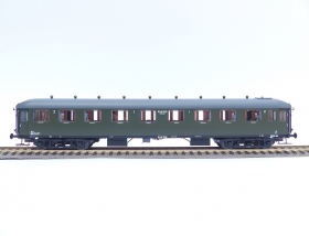 Exact-Train EX10025 Wagon pasażerski AB7554 (zielony, szary dach), NS, Ep. III