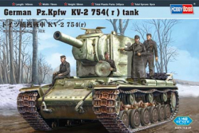 Hobby Boss 84819 German Pz.Kpfw KV-2 754(r) tank - 1:48
