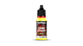 Vallejo 73208 Game Color Wash 18 ml. Yellow