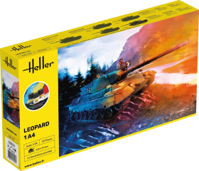 Heller 57126 Starter Set - Leopard 1A4 - 1:35