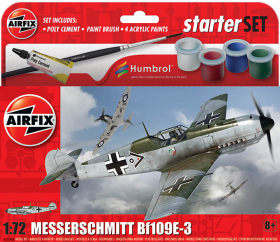 Airfix 55106A Starter Set - Messerschmitt Bf109E-3 - 1:72