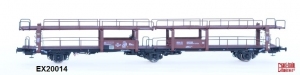 Exact-Train EX20014 Wagon do transportu samochodów Offs 55, 585015, Broekman Motorships & S.I.T.F.A., NS, Ep. III