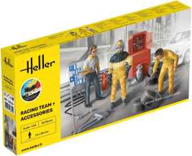 Heller 58750 Starter Set - Figurki - Racing Team + Akcesoria - 1:24