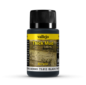 Vallejo 73812 Thick Mud 40 ml. Black Mud