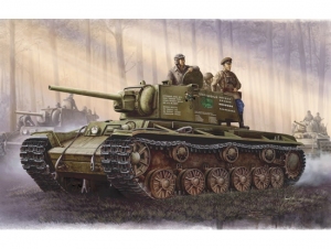 Trumpeter 00358 Soviet KV-I Heavy Tank model 1942. Simplified turret Tank - 1:35