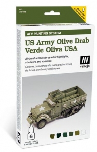 Vallejo 78402 AFV Painting System: US Army Olive Drab
