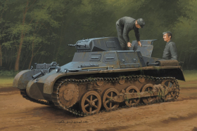 Hobby Boss 80145 Czołg PzKpfw 1 Ausf A Sd.Kfz.101 (Early/Late Version) - 1:35