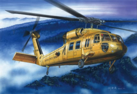 Hobby Boss 87216 Helikopter UH-60A Black Hawk - 1:72