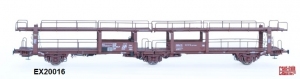 Exact-Train EX20016 Wagon do transportu samochodów Laes 542, 21 RIV 84 NS 044 4 015-6 P, S.I.T.F.A. Onnen, NS, Ep. IV