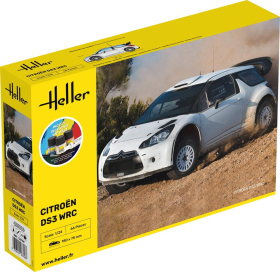 HELLER 56758 Starter Set - Citroen DS3 WRC - 1:24
