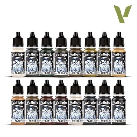 VALLEJO 70255 AFV Color Series 16 farb - German AFV Colors WWII