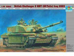 Trumpeter 00323 Brytyjski czołg Challenger II - Basra 2003, Operation Telic - 1:35