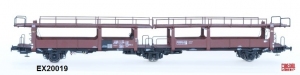 Exact-Train EX20019 Wagon do transportu samochodów Laes 542,  21 RIV 80 DB 413 0 110-0, DB, Ep. IV
