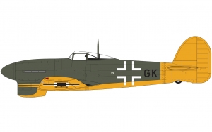 Airfix A19003A Hawker Typhoon 1B - Car Door + kalki Luftwaffe - 1:24